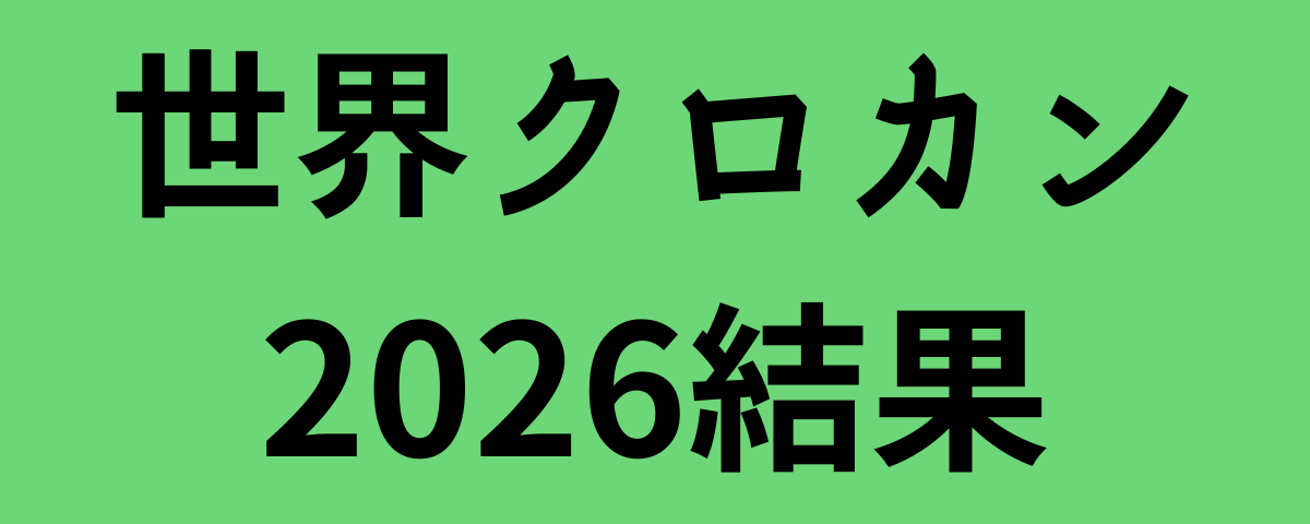 世界クロカン2026結果